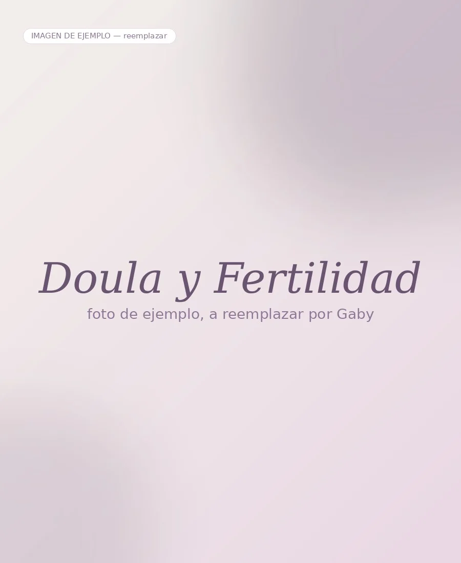 Doula online, acompañamiento emocional en fertilidad y embarazo con Gabriela Bonilla